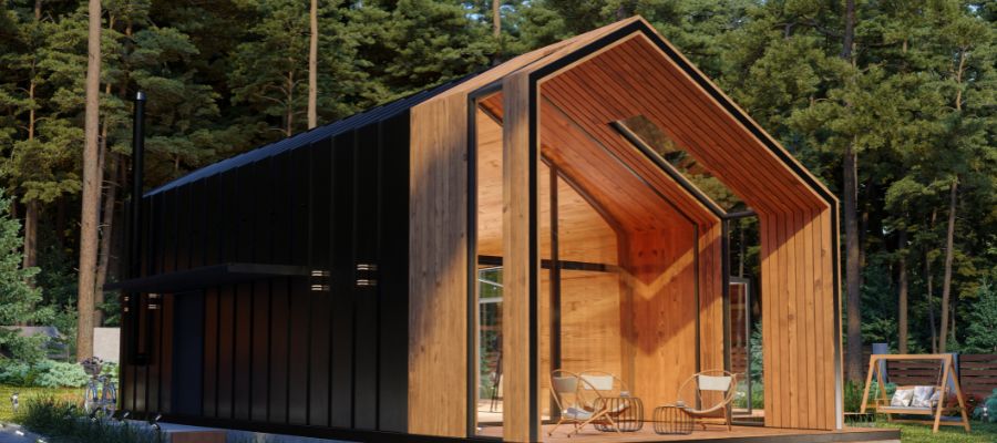 施工事例集に使える家の外観写真